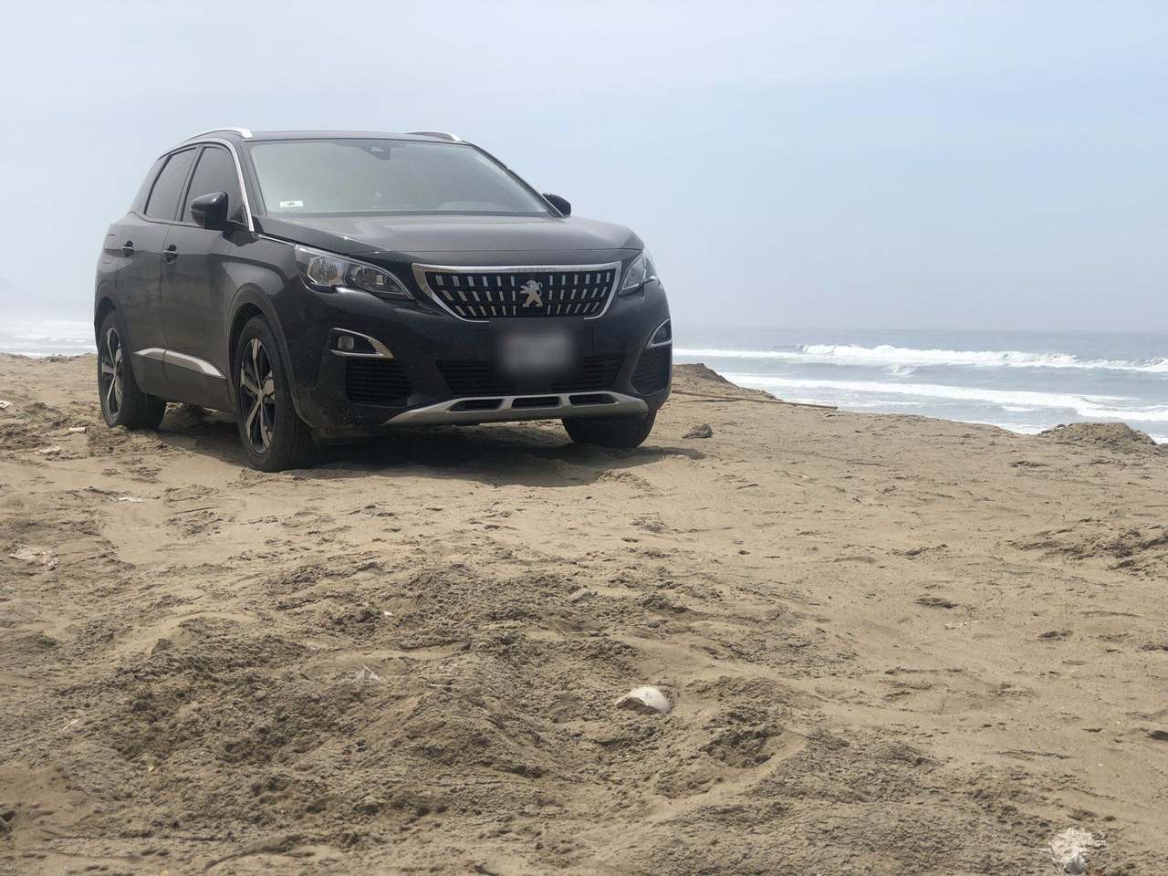 Cerca de Chala, 27 de enero: el mismo carro que tres días antes bajaba de los 4.400 metros.